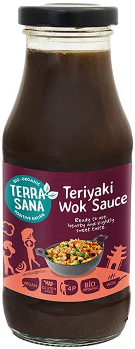 TerraSana Woksaus teriyaki bio 240 Milliliter