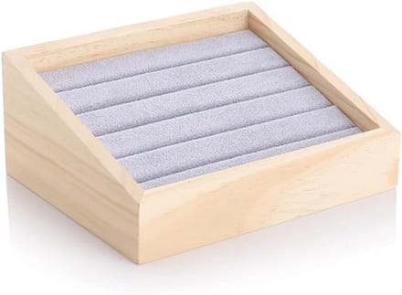 Juwelendoos Lade - Sieraden Organizer - Sieraden Opbergen - Fluwelen Voering - 8x15x18cm - E