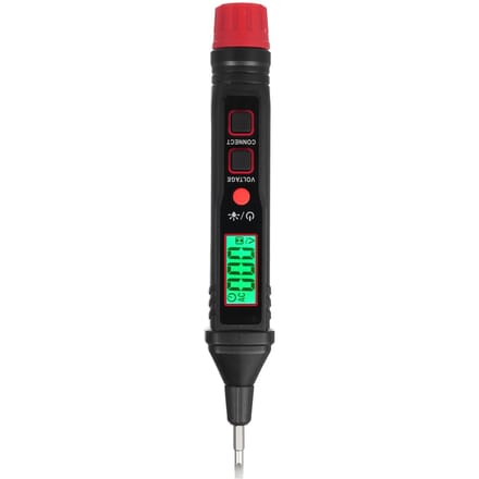 HABOTEST Digitale spanningstester Pen Schroevendraaier 12V-300V AC Spanningsdetector Sleufschroevendraaier zwart
