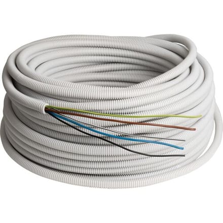 Precaflex Voorbedrade Flexbuis 16mm 3x2,5+2x1,5mm² 25m