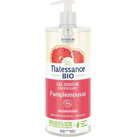 Natessance Organic Grapefruit Energieke Douchegel 1 L