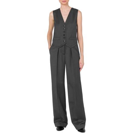 Moschino Wool Grain Powder Jumpsuit Grey Taglia: 40 | Tute Outlet | Donna | Grigio