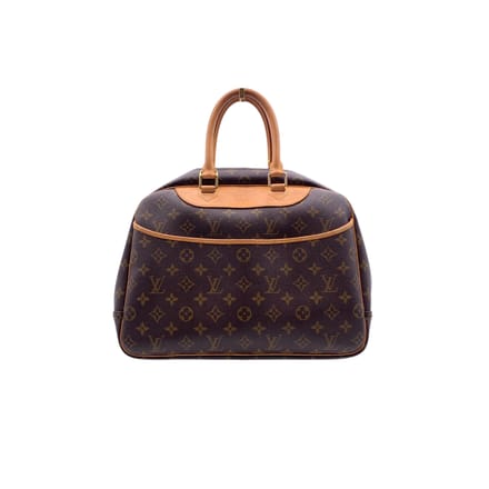 Louis Vuitton Vintage Stoffen Handtas Deauville