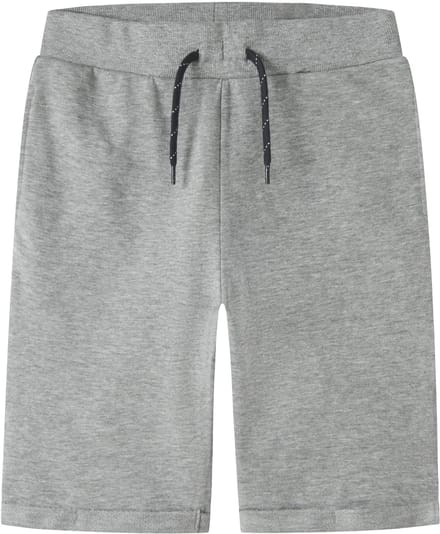 NAME IT - NKMVASSE SWE LONG SHORTS UNB - Jongens - Bermuda shorts - grijs - maat 140