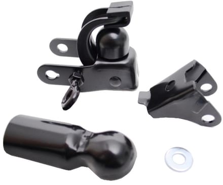 Edge Fietsaanhanger - Aanhangwagenkoppeling voor Fiets - Zwart