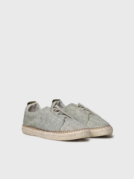 Gesloten espadrilles voor heren van natuurlijke stof | DIDIER