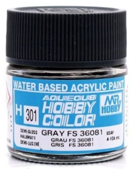 Gunze H-301 - FS36081 Grey Sg - Mr. Hobby Aqueous Modelbouwverf 10ml