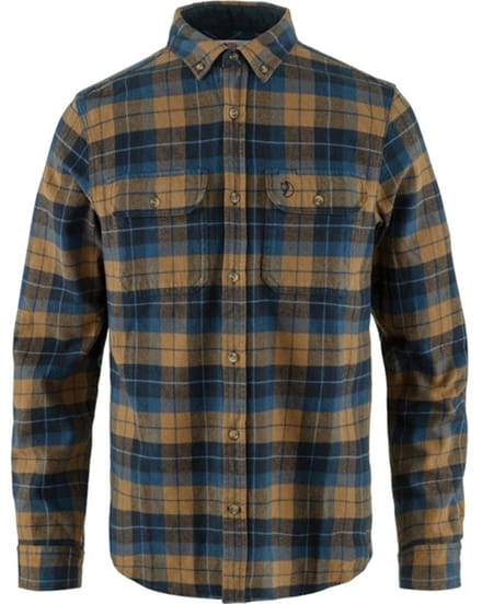 Fjällräven Singi Heavy Flannel Overhemd Met Lange Mouwen Bruin 3XL Man