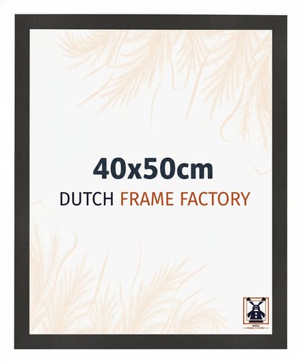 Fotolijst 40x50 cm - MDF - Zwart Mat - Benno