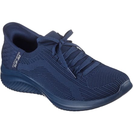 Skechers Ultra Flex 3.0 Pure Color Textiel Dames Donkerblauwe Sneakers