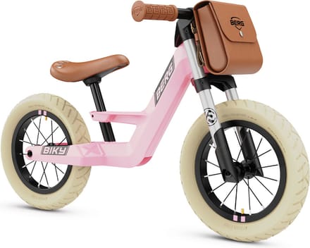 BERG Biky Retro Pink Loopfiets - Lichtgewicht frame van magnesium - 2 tot 5 jaar - Roze