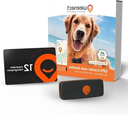 GPS Hond Tracker - Honden Tracker GPS - Hond Vinden - Inclusief SIM Kaart - 27 Gram - Zwart