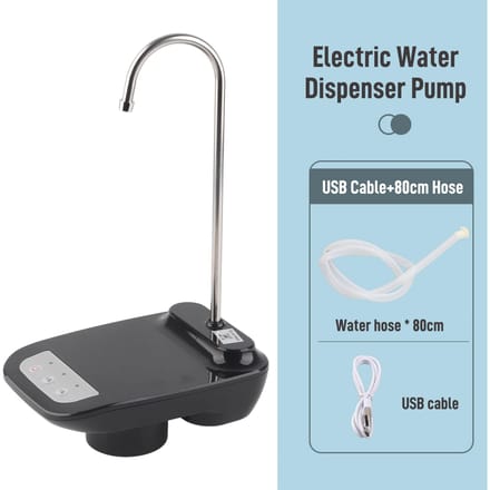 Distributeur d'eau électrique Maison Bureau Multifonctionnel USB Distributeur d'eau sous pression white