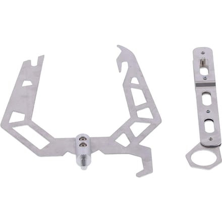 Gaffe télescopique en forme de U pour bateau, enfileur longue distance, accessoire d'amarrage pour bateaux et navires white