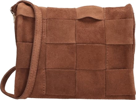 Charm London Elisa Schoudertas - 100% Leer - Leren Tas - Cognac
