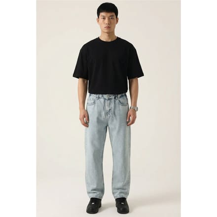 Ontspannen Fit Denim Broek
