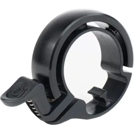 Knog Oi Classic Small fietsbel - compact design - aluminium - zwart 22.2mm