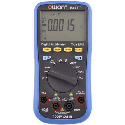 OWON B41T+ Digitale BT-multimeter met offline registratie 22000 tellingen True RMS Auto-ranging Elektrisch