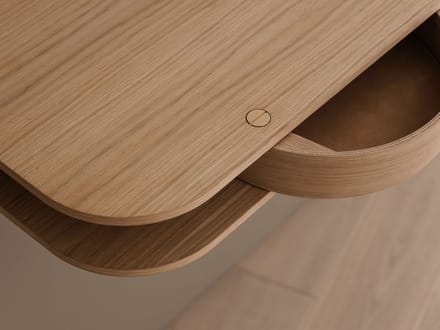 Northern Valet Wandplank - geolied eiken