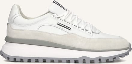 Floris Van Bommel Sfm-10248 De Gripper Sneakers - Leer - Heren - Wit - Maat 45⅓
