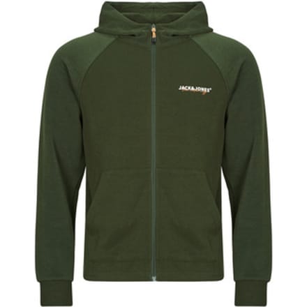 Regular fit sweatjack met logoprint, model 'Thatcher'