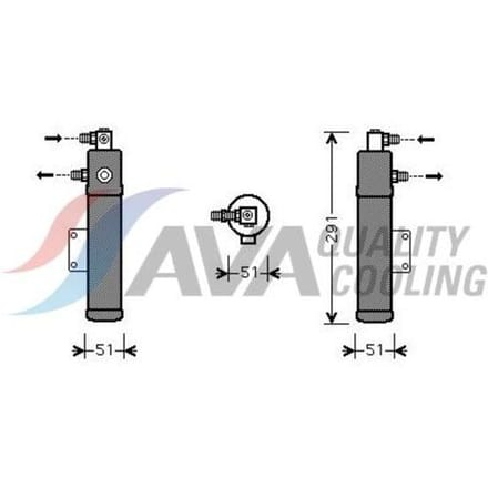 Droger, airconditioning HIGHWAY AUTOMOTIVE 42033001HW