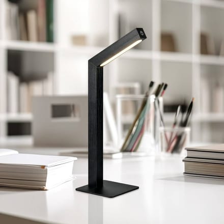 REALITY SKIP - Tafellamp - Bureaulamp - Zwart mat - incl. 1x SMD 2 W - AAN/UIT touch - Sensor dimmer - USB-aansluiting - Oplaadbaar - Snoerloos