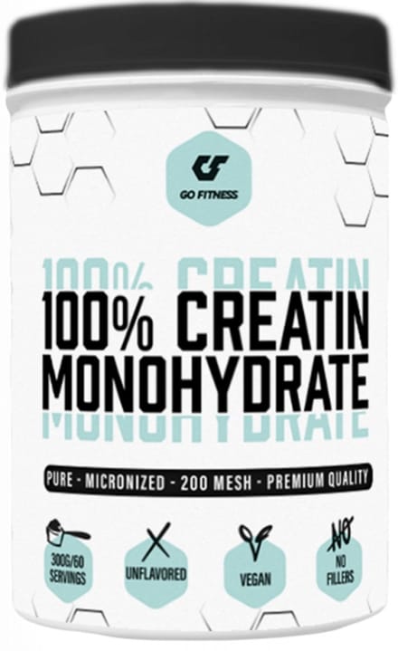 Go Fitness 100% Creatin Monohydrate (300g) Unflavoured - Creatine - Creatine Monohydraat
