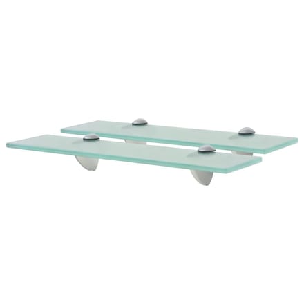 vidaXL - Schappen - zwevend - 2 - st - 40x20 - cm - 8 - mm - glas