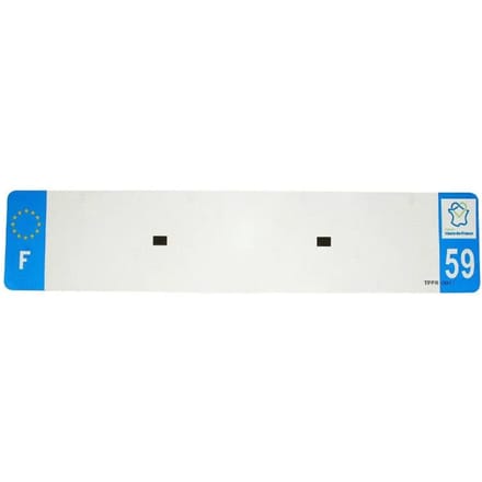 Nummerplaatstrip voor pvc Top Plaq 59