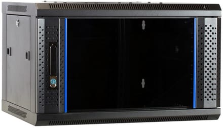 DSIT 4U wandkast met glazen deur 600x600x280mm (BxDxH) - serverbehuizing - serverrack - serverkast - 19 inch