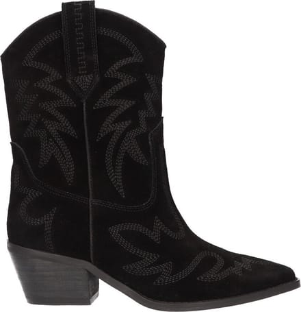 La Strada Western Bootie Zwart Suede - Damesschoenen - Maat - 37