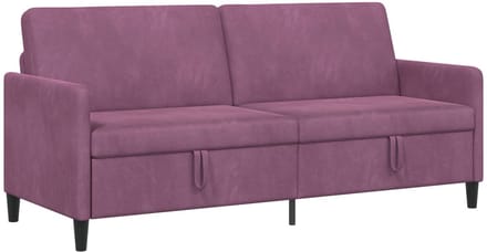 vidaXL - Sofa - met - Opbergruimte - Paars - 192 - x - 78 - x - 87 - cm - Polyester