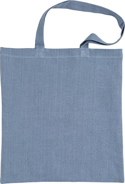 Creativ Company katoenen draagtas blauw 38x42 cm voor knutselen en shoppen.