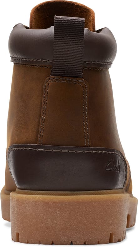 Clarks - Heren - Rossdale Mid - G - 4 - beeswax leather - maat 6,5