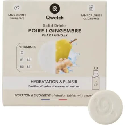 Hydratatietabletjes Peren & Gember Qwetch (x3)