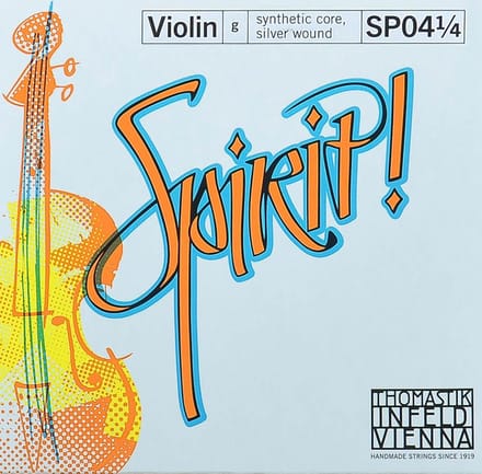 Thomastik Infeld THSP-04-14 violin string G-4 1/4 medium, synthetic core, silver wound