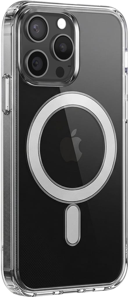 Bigben Connected - Telefoonhoesje geschikt voor iPhone 15 Pro - MagSafe compatibel - Transparant