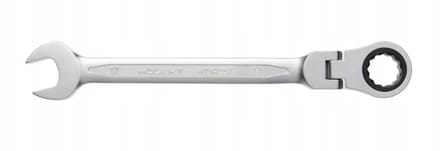 HOGERT Ringsleutel met Ratel en Scharnier, 21 mm, CrV Staal, 72T