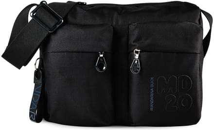 MANDARINA DUCK Schoudertas MD20 Crossover Zip Black Zwart