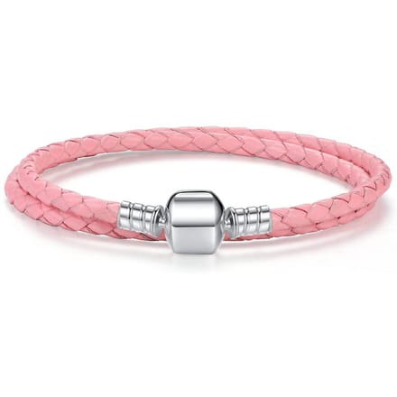Modulaire Dubbele Pandora-stijl Armband S925 18cm white