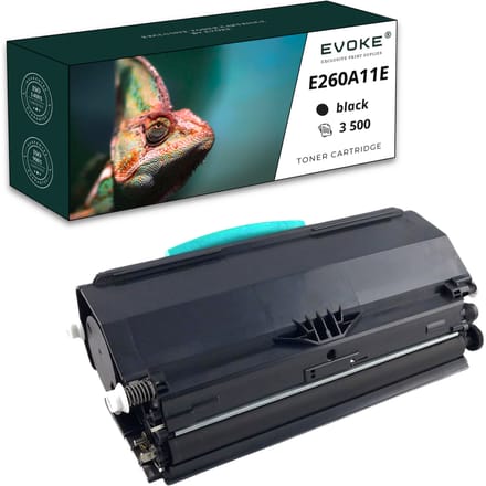 Evoke Compatibele Toner voor Lexmark E260A11E E260 Zwart 3500 Pagina's E260 E260D E260Dn E360D E460Dn