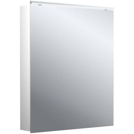 Emco flat 2 Classic LED light mirror cabinet 60 cm, with LED top light, 1 door 979706501