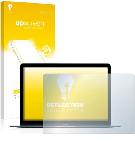 upscreen - Screenprotector voor Apple MacBook 12" (Begin 2015) - Folie Beschermfolie anti glare matte