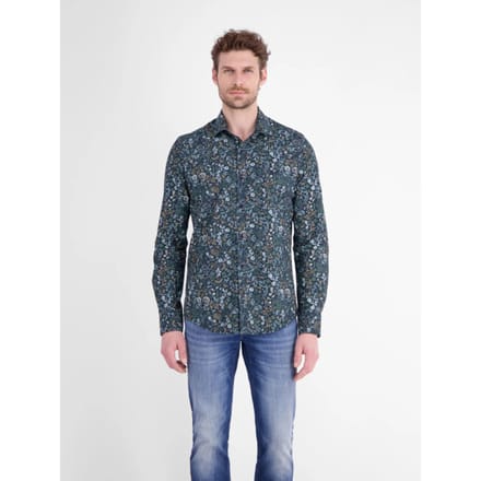 Lerros - Heren Overhemd - 2681380 - 448 Storm Blue