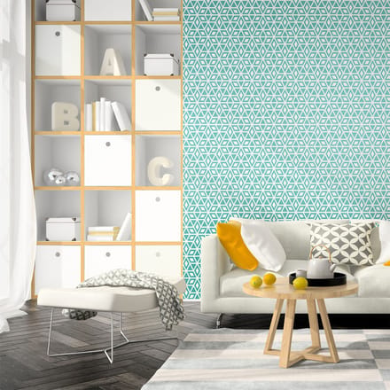 Behang-effect sticker - SOLVEIG - 40x40cm