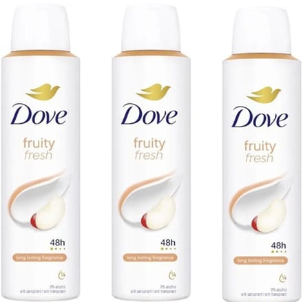 Dove Deo Spray Fruity Fresh - 3 x 150 ml