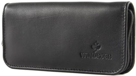 Windrose Nappa Juwelenkistje Leer 14 cm