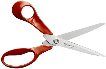 Schaar fiskars classic universeel 21cm links rood