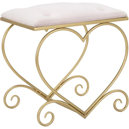 Kruk Heart Rosa 50×37,5×51,5 cm